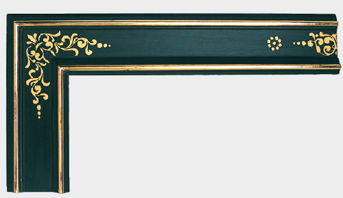 picture frame with gold