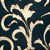 ArsSignum - Gravur auf Kreidegrund im floralem Muster mit Oxydmetall